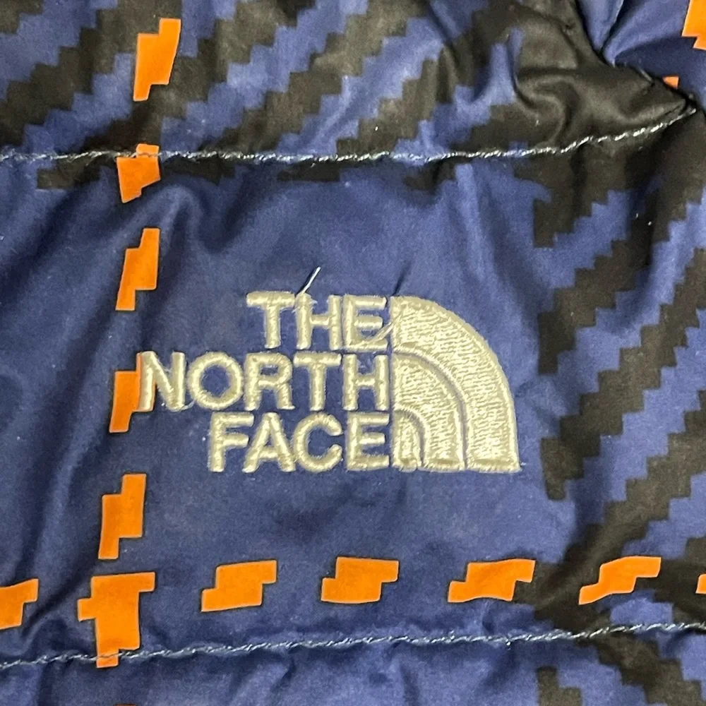 The North Face Quilted Jacket | Blue Green Patterned‎ Puffer